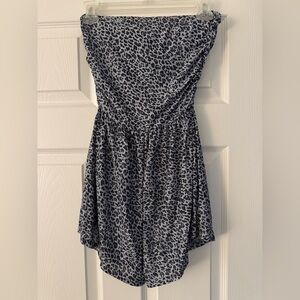 SHEIN Leopard Print Jumpsuit - Black and White